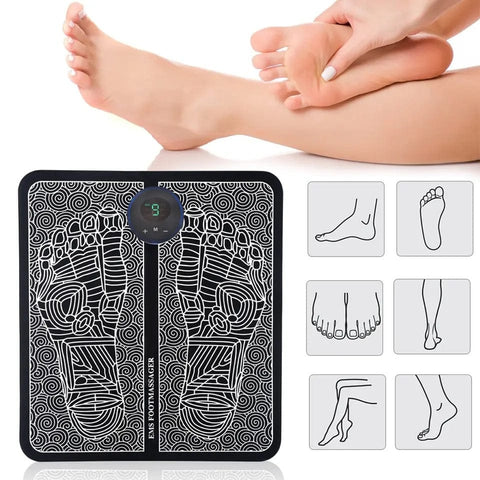 Electric EMS Foot Massager, Foldable Electric Foot Massage Mat