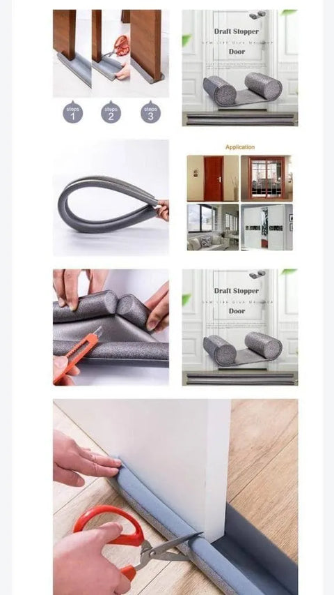 DOOR BOTTOM SEAL STRIP STOPPER (Random Color )