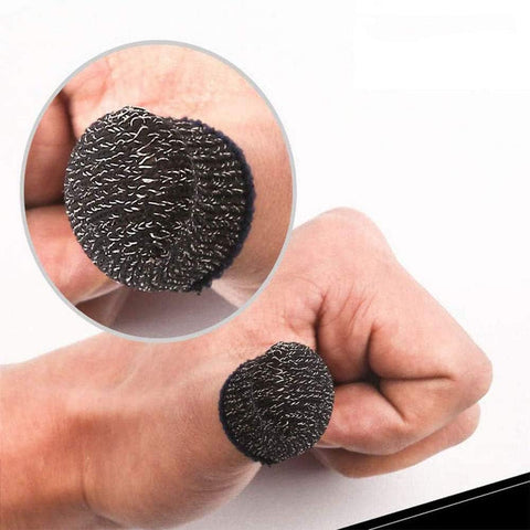 2 Pc Touch Screen Finger Sleeve, Mobile Game Fingering Sleeve, Anti-slip Anti-sweat Ultra-thin Breathable Touch Screen Finger Sleeves for Android Mobile Games