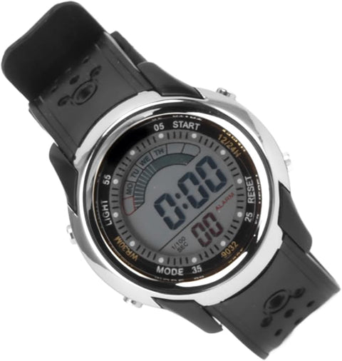 black Stylish Digital  Men's Sports Watch With Alaram &amp; Light  (without box )