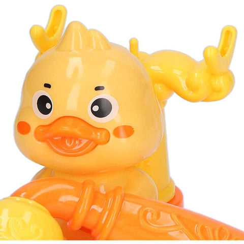Corded Landline Duck Shape Telephone Toy with Lights &amp; Music For Kids 