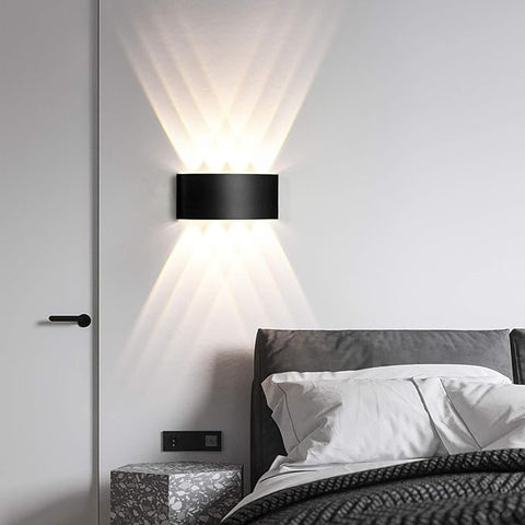 8 Way 8 Side Outdoor Waterproof Wall Light, Fancy LED light for wall, Aluminium IP65 Waterproof Outdoor Wall Lamps - 8 Watts