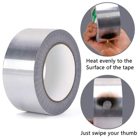 Aluminum Foil Tape  Waterproof Leakage  Strong Self-Adhesive Repair , Window Sill Gap, Pipe Rupture, Surface Crack, Home Renovation