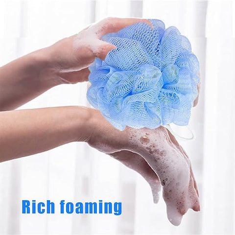 Body Wash Puff Sponge Pack (random color)