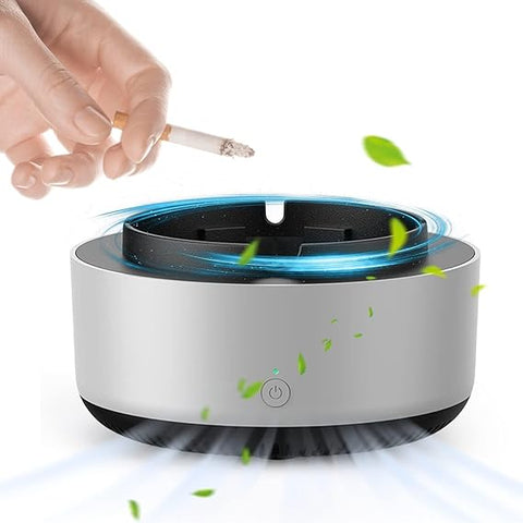 Ashtray With Air Purifier, Ashtray Smokeless | Multipurpose Ashtray With Air Purifier Function (random Colors)