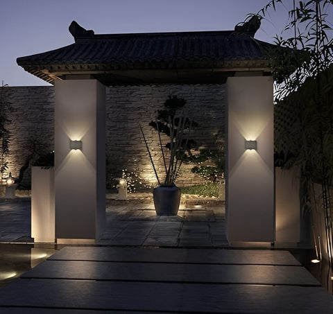 4 Way Outdoor Waterproof Wall Light, Fancy LED light for wall, Aluminium IP65 Waterproof Outdoor Wall Lamps - 4 Watts