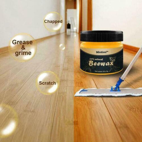 A Fresh deal Beewax spray  (120ml)  + Beewax 85g(wax) + sponge Beeswax Furniture Polish and Cleaner