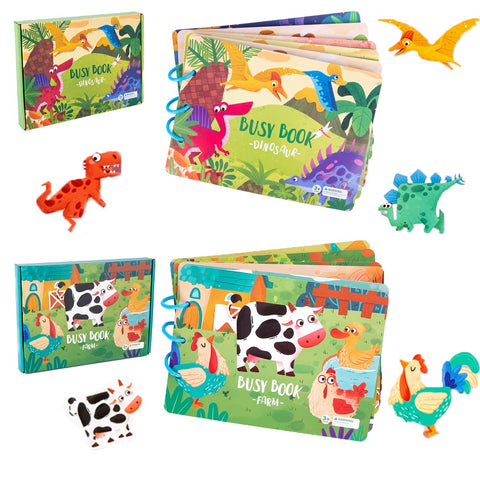 Busy Book, Quiet Book, Toddler Busy Book, for 2-4 Years Old Preschool Activity Toy Books Help Develop Learning Skills,(Only Math )