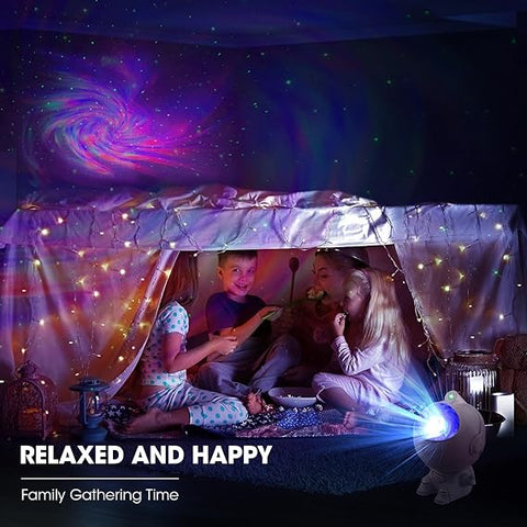 Astronaut Star Projector, Kids Night Light, Nebula Projector Light. Galaxy Bedroom Projector,