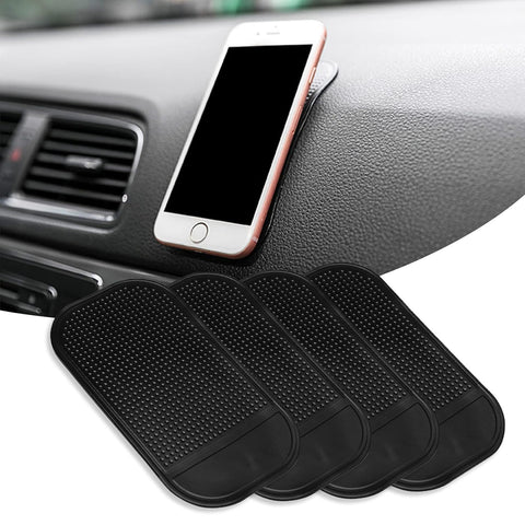 1 Pc Car Dashboard Sticky Pad | Anti-Slide Fixate Sticky Mat Pad for Car Dashboard | Anti-Slide Sticky Pad for Cell Phone, Keys, Glass, Mirrors (Black)