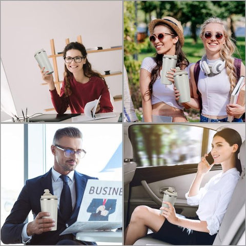 Deal pack of 2 - Vacuum Tea &amp; Coffee Mug (510 ml) &amp; Ear Wax Cleaner Kit (Random color)