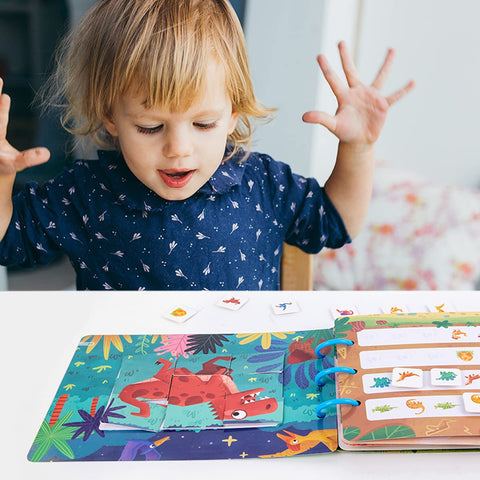Busy Book, Quiet Book, Toddler Busy Book, for 2-4 Years Old Preschool Activity Toy Books Help Develop Learning Skills,(Only Math )