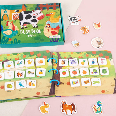 Busy Book, Quiet Book, Toddler Busy Book, for 2-4 Years Old Preschool Activity Toy Books Help Develop Learning Skills,(Only Math )