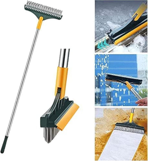 2 In 1 Floor Cleaning Brush Bathroom Tile Windows Floor Cleaning Brush With 120° Rotatable Head – Multipurpose Bathroom Floor Cleaning Brush – Floor Brush Scrubber