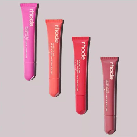 8 Colors Rhode Lip Care Series | Tinted Lip Balm | Lasting Moisturizing Blushes | Hydrated Lip Gel Oil | Pout Lips Long-acting Lip Treatment