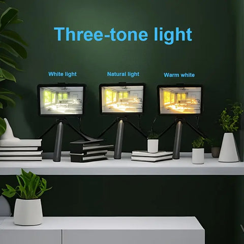 Glowing Art Photo Frame Desktop Decorative Lights, Painting Night Lights, Bedroom Lights | Artwork Table Lamp Gift