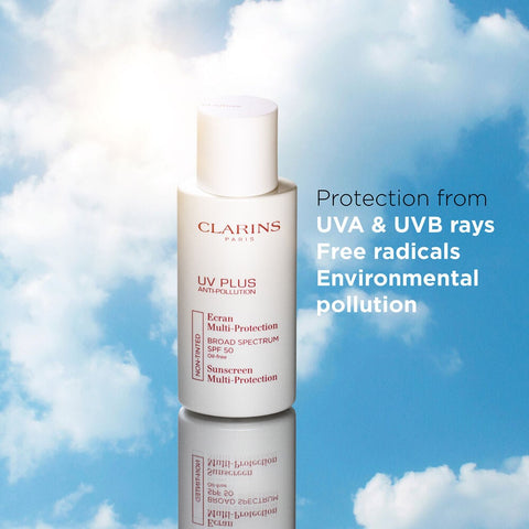 Clarins UV Plus 50 ML Multi-Protection Tint Sunscreen SPF 50 / PA+++ - Oil-Free | Best Quality Sunscreen 