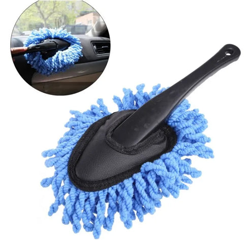Car Wash Microfiber Cleaning Brush Car Collector Cleaning Dusts Mop Bristles Strong Water Absorption Vehicle Cleaning Wax Mop Brush, Home Cleaning Used Dust Removal Dusting Tool (Random Colors)