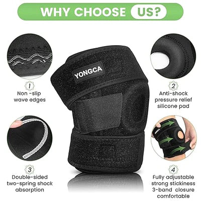 Adjustable Knee Cap Support kneepad Adjustable Sports Leg Knee Brace Wrap knee protector