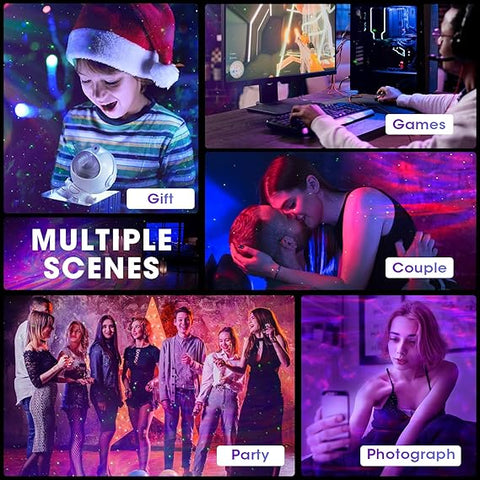 Astronaut Star Projector, Kids Night Light, Nebula Projector Light. Galaxy Bedroom Projector,