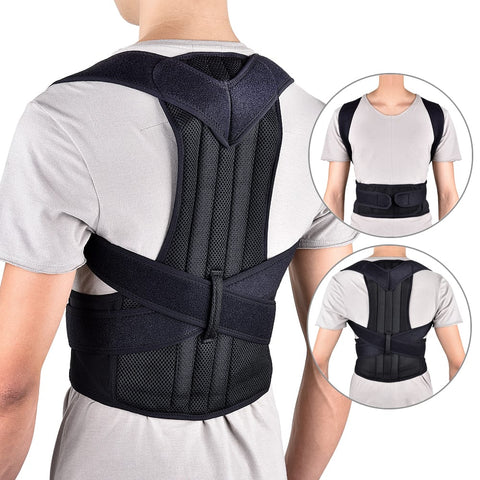 Back pain relief posture corrector belt
