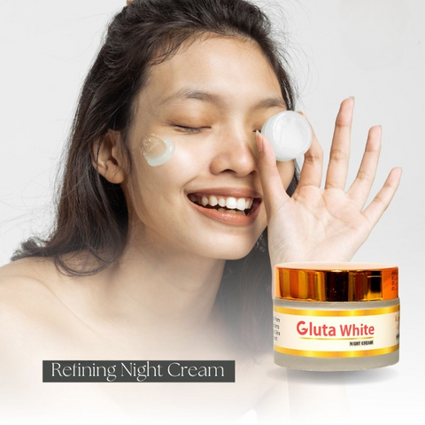 Gluta White Extreme Stronger Light Up And Anti-Aging Day &amp; Night Cream | 125 gram