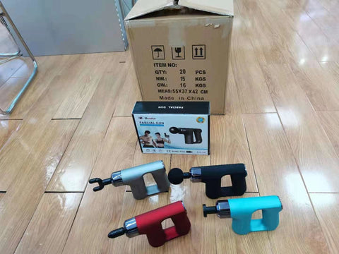 Blueidea Deep Tissue fascial massager with 4 massage Muscle Massage Gun (Random color).
