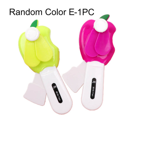Baby Fan Toy Creative Safe Eco-friendly Baby Fan Toy | Toddler Toys Two Fan Blade Portable Non Electronic Mini Fan (random design)