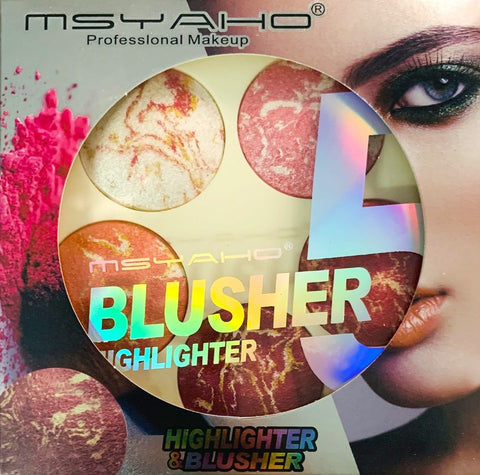 5-in-1 MSYAHO Professional Makeup Palette – 3D Highlighter, Blusher, Contour, Bronzer &amp; Illuminator All-in-One Kit