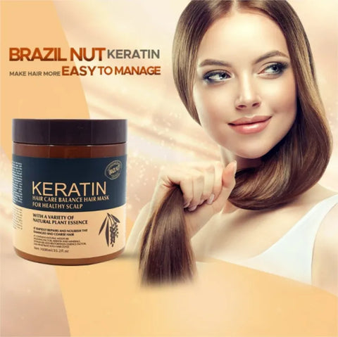 Brazil Nut Keratin Hair Mask | Hair Straightener, Hair Nourishment 1000ml