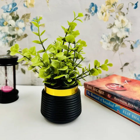 Artificial eucalyptus planter  Tree Decoration Piece / Elevate your home’s elegance with stunning artificial flowers.