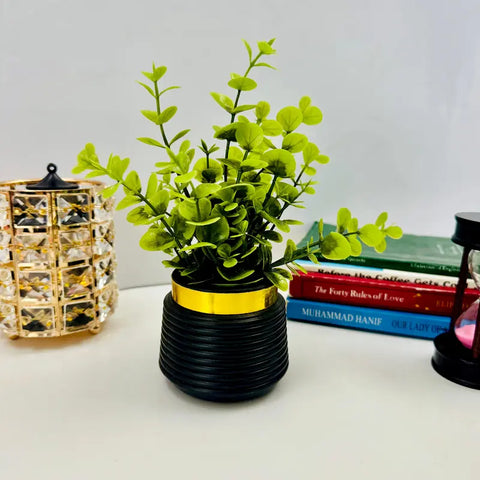 Artificial eucalyptus planter  Tree Decoration Piece / Elevate your home’s elegance with stunning artificial flowers.