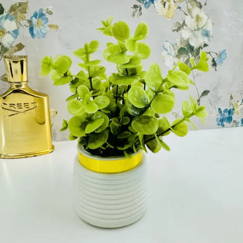 Artificial eucalyptus planter  Tree Decoration Piece / Elevate your home’s elegance with stunning artificial flowers.