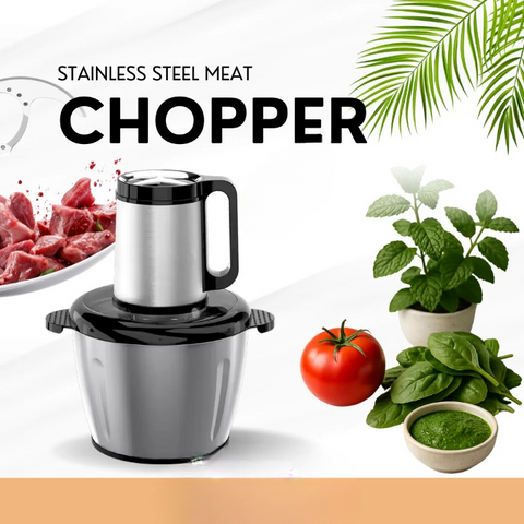 Effortless Chopping &amp; Grinding – 1000W 3L Electric Meat Grinder &amp; Food Chopper