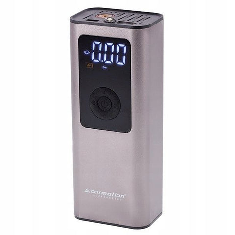 Air Compressor – Wireless Electric Air Pump for Car &amp; Bike Tires | 150 PSI / 10 BAR Portable Compressor with 2000mAh Battery ( Black )