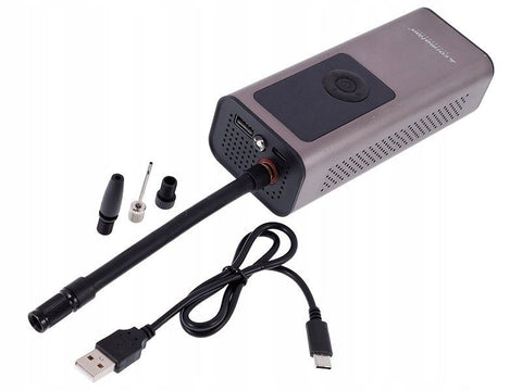 Air Compressor – Wireless Electric Air Pump for Car &amp; Bike Tires | 150 PSI / 10 BAR Portable Compressor with 2000mAh Battery ( Black )