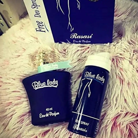 Combo Pack Blue Lady sellon Perfume &amp; Deo Spray  40ml Perfume body spray 50 ml)