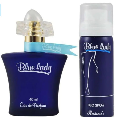 Combo Pack Blue Lady sellon Perfume &amp; Deo Spray  40ml Perfume body spray 50 ml)
