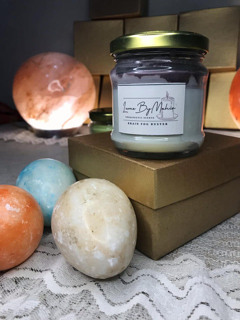 Brain Fog Buster Smell the Espresso, No More Depresso! – Handcrafted Soy Wax Coffee Scented Candle - 100gm