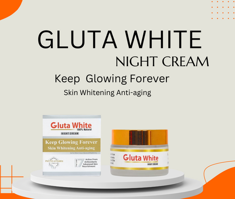 Gluta White Extreme Stronger Light Up And Anti-Aging Day &amp; Night Cream | 50gram