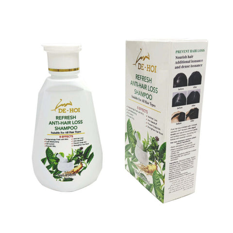 De-Hoi  Refresh Anti-hair Loss Shampoo Ginger Hair Care Shampoo Helps Stop Hair Loss 450ml