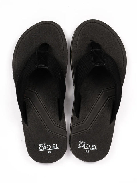 Black Camel Slippers Anwar Patti  (Anwar Patti- 40-44)