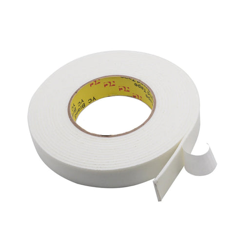 Double Side Tape foam - 1 Inch Tape | Super Strong Faced Powerful Adhesive Foam Paper Double Sided Tape For Mounting Fixing Pad Sticky