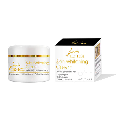 DE HOI Skin Whitening Cream – Brightening &amp; Moisturizing Face and Body Cream for Dark Skin - 75 gram