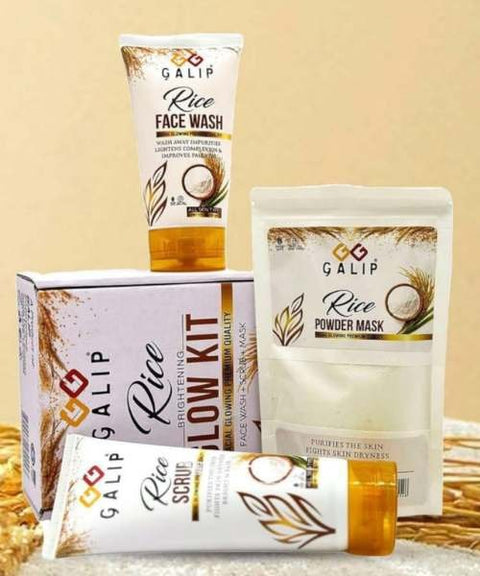 GALIP Rice Glow Kit - Korean Glow Mask - Korean Glow Kit | Best Quality Skin Care Kit - Beauty Kit