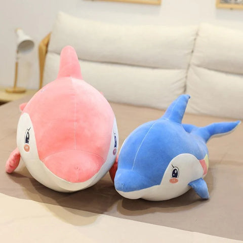 Chroma the Dolphin | Dolphin Doll Aquarium Animal Stuff Plush Toy  Sleeping Pillow - 65CM (Random color)