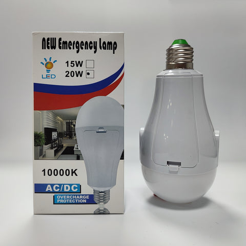Emergency LED Light Bulb 20W Rechargeable Emergency Lamp/ Ideal for home improvement and electrical needs