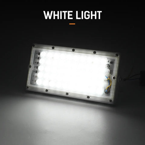 50 Watts LED Outdoor Flood Light Electric Clip  DC 12V Battery Operated