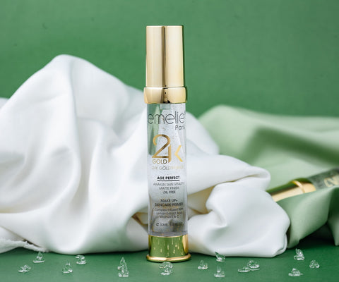 Emelie Paris 24K Gold Age Perfect Makeup+Skincare Primer (30ml)