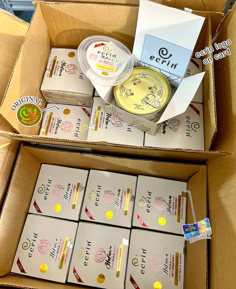 ECRINCOSMETICS  Ecrin Organic Halawa Wax - 100% Lemon &amp; Sugar Base